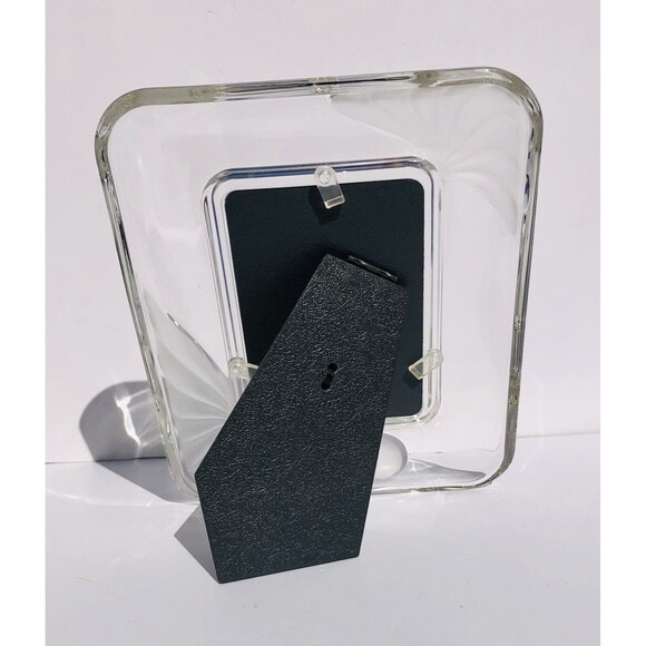 HOME BEAUTIFUL Frosted Crystal 8 1/4"x10" Photo Frame MADE IN GERMANY - Picture 4 of 7